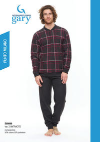 MEN'S PAJAMAS S/L S60096 Tellini S.r.l. Wholesale Clothing